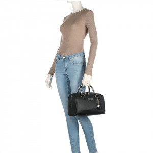 Geanta Guess South Bay Box Satchel Negru - Img 6