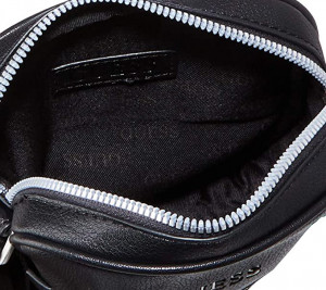 Geanta mica crossbody pentru barbati Guess, Model Scala, Negru - Img 5