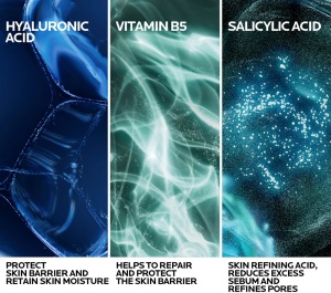 Gel apos cu acid hialuronic si efect antirid pentru tenul mixt Hyalu B5, 40 ml, La Roche-Posay