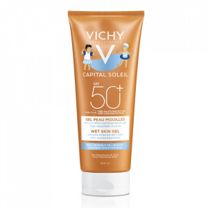 Gel pentru copii rezistent la apă cu SPF 50+ Vichy Capital Soleil 200 ml
