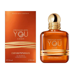 Giorgio Armani Stronger With You Amber, Apa de Parfum, Barbati