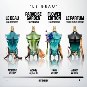 Jean Paul Gaultier Le Beau Flower Edition, Apa de Parfum, Barbati