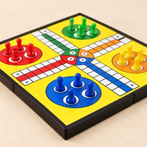 Joc magnetic Ludo Nu te supara, frate, tabla pliabila 33.5 cm, 2-4 jucatori, 3 ani+ - Img 2