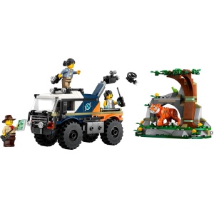 Lego City Camionul off-road al unui explorator al junglei 60426, 6 ani+, 314 piese - Img 5