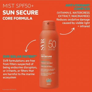 Lotiune cremoasa cu SPF50+ SVR Sun Secure, 200 ml