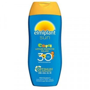 Lotiune pentru copii cu protectie solara ridicata SPF 30 Optimum Sun Elmiplant