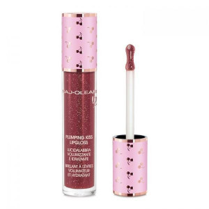 Luciu de buze No.07 Grenadine Red, Plumping Kiss Lipgloss Lipstick, Naj Oleari, 6ml