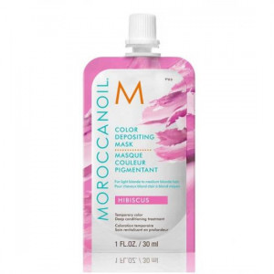 Masca de par nuantatoare Moroccanoil Hibiscus