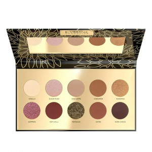 Paleta de farduri Eveline Cosmetics Spicy Cocoa 10 nuante