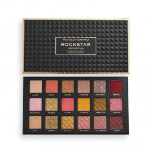 Makeup Revolution Pro Rockstar Noir Edition Eyeshadow Palette 18 Gr