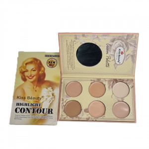 Paleta pentru contur Face Conturing Kit 6 Color Fair