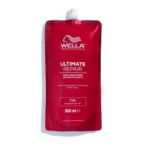 Rezerva sampon cu AHA & Omega 9 pentru par deteriorat Ultimate Repair, 1000 ml, Wella Professionals