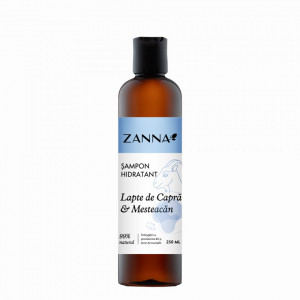 Sampon Hidratant cu Lapte de Capra si Mesteacan, 250ml Zanna