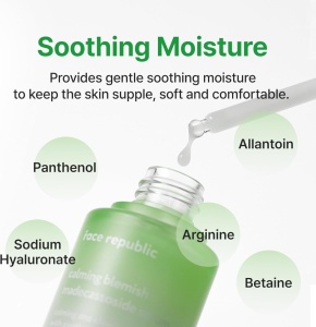 Ser pentru calmarea iritatiilor si controlul sebumului Face Republic, Calming Tea Tree Madecassoside, 45 ml