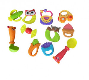 Set 11 zornaitoare pentru bebelusi cu suprafete moi - Img 2