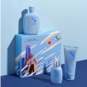 Set Alfaparf Density Thickening pentru par subtire si matur, Sampon, 250ml + Balsam, 200ml + Crema leave-in, 125ml