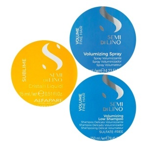 Set Alfaparf Milano Volume Magnifying Sampon 250 ml + Spray 125 ml + Ulei Cristalli Liquidi 15 ml