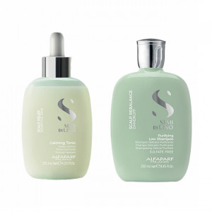 Set anti-matreata Alfaparf Milano Scalp Rebalance Sampon 250 ml + Tonic 125 ml