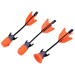 Set Arc Storm Bow de jucarie, cu 3 sageti, portocaliu, sageti