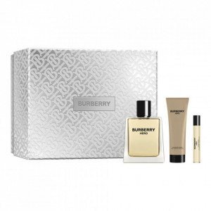 Set cadou Burberry Hero, Barbati, Apa de toaleta 50 ml Apa de Toaleta 75 ml Gel de dus + 7.5 ml mini parfum