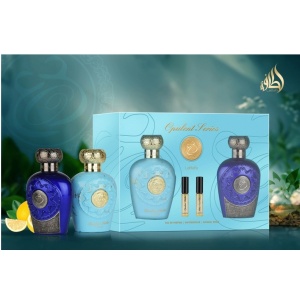 Set Cadou Lattafa Apa de parfum Opulent Dubai 100 ml + Opulent Blue Elixir 100 ml