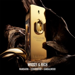 Paco Rabanne Million Gold, Apa de Parfum Intense, Barbati
