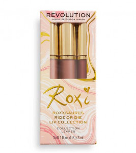 Set Cadou Ruj de buze lichid Makeup Revolution X Roxxsaurus Ride or Die 3