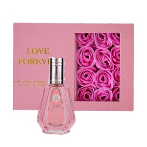 Set cadou Splendoracu Apa de Parfum, Ard al Zaafaran Mousuf Wardi, 50 ml si Cutie cu trandafiri