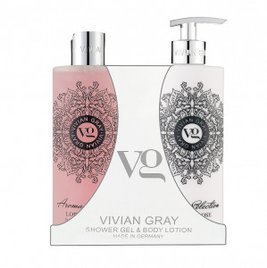 Set cadou Vivian Gray Aroma Selection Lotus & Rose, Unisex, Gel de dus, 500 ml + Lotiune de corp, 500 ml