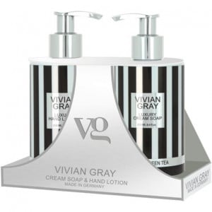 Set cadou Vivian Gray Lemon & Green Tea, Unisex, Sapun lichid, 250 ml + Crema de maini, 250 ml 1