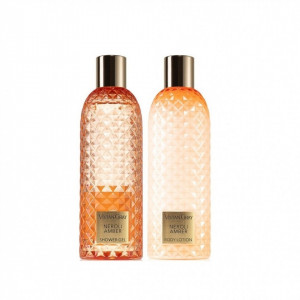 Set cadou Vivian Gray Neroli & Amber, Unisex, Gel de dus, 300 ml + Lotiune de corp, 300 ml