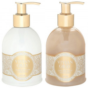 Set cadou Vivian Gray Romance Vanilla & Patchouli, Sapun lichid, 250 ml + Crema de maini, 250 ml - Img 2