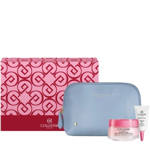 Set Collistar Idro-Attiva+ – Crema gel fata 50 ml + Gel contur ochi 15 ml + Pouch