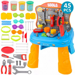 Set de Joaca 2 in 1 - Banc de Scule si Plastilina - Img 4