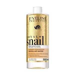 Set Eveline Cosmetics 24K Gold – Crema 60+, 50ml, Ser Lifting 30ml si Apa Micelara Royal Snail 500ml 