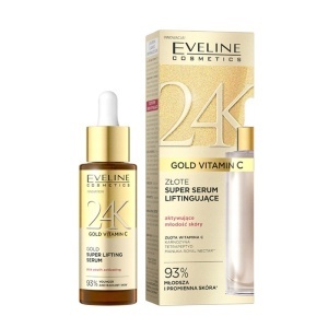 Set Eveline Cosmetics 24K Gold – Crema 70+, 50ml, Ser Lifting 30ml si Apa Micelara Royal Snail 500ml 