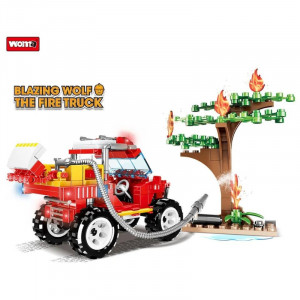 Set Joc Constructie STEM tip Lego Pompieri, 236 piese 4