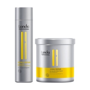 Set reparator Londa Professional Visible Repair cu 250 ml Sampon + 750 ml Tratament cu Pantenol