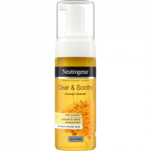 Spuma de curatare Neutrogena Clear & Soothe, 150 ml