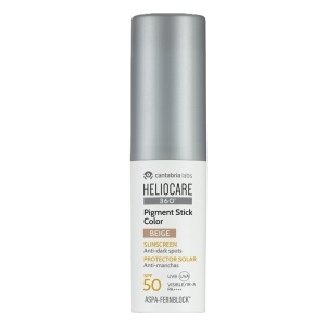Stick color facial cu factor de protectie SPF 50, nuanta Beige Heliocare 360, Cantabria, 10 g