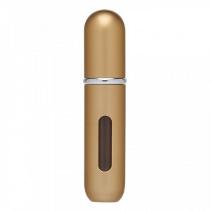 Sticluta reincarcabila cu atomizer Travel Classic 5 ml gold