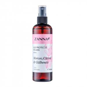 Ulei de Plaja cu Ulei de Morcov, Catina si Galbenele SPF20 150ml Zanna