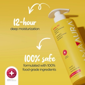 Ulei pentru bebelusi Edible Care for Baby, 200 ml, Mamaaura