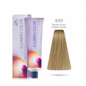 Vopsea de par permanenta Wella Professionals Illumina Color 8/69