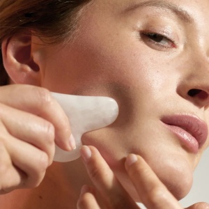 Accesoriu masaj facial, Payot, Gua Sha, Light Pink, Lifting