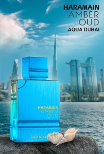 Al Haramain Amber Oud Aqua Dubai Extract de Parfum, Unisex, 100 ml