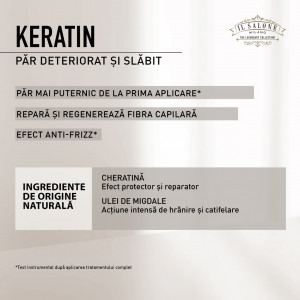 Alfaparf IL Salone Keratin Masca pentru par deteriorat 500 ml - Img 2