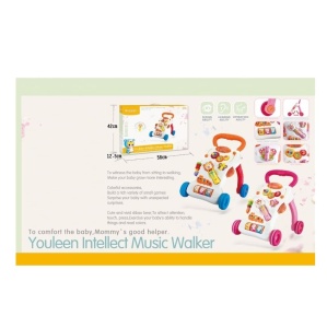 Antepremergator Muzical cu Activitati Educative pentru Bebelusi - Youleen Intellect Music Walker