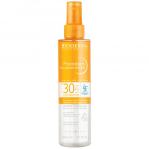 Apa cu protectie solara SPF 30 pentru piele sensibila Photoderm Bronz Bioderma, 200 ml