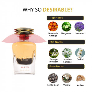 Bella Rouge Intenso, Riiffs, Apa de Parfum, Femei, 100ml - Img 3